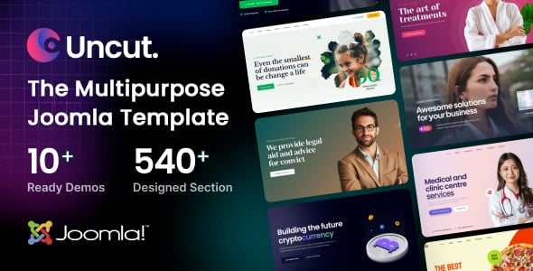 Uncut - The Multipurpose Joomla Template