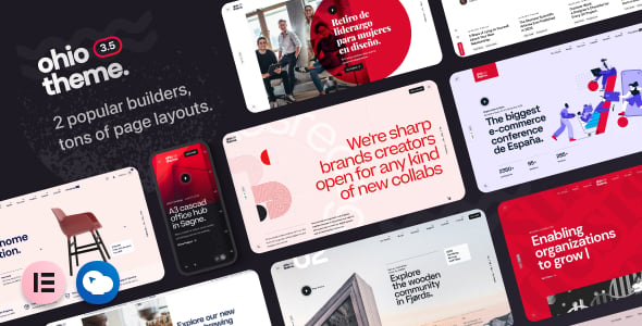 Ohio - Creative Portfolio & Agency WordPress Theme