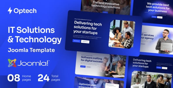 Optech - IT Solutions and Services Joomla Template