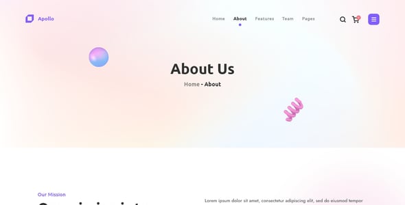 Apollo - Startup SaaS Template