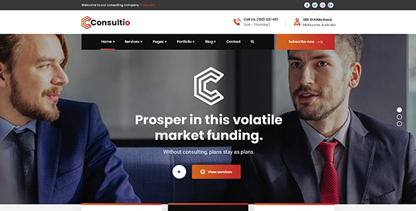 Consultio - Consulting Corporate WordPress