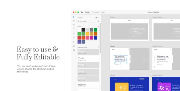 Shiveh | Adobe XD Website UI Kit Version 1.0