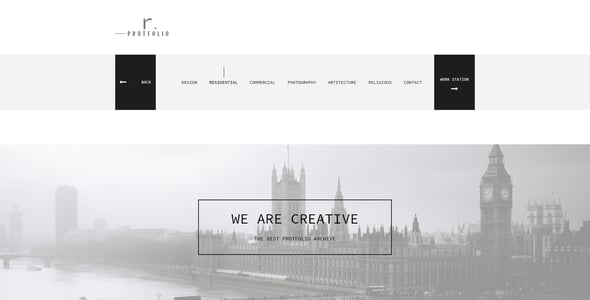 R.PROTFOLIO - Creative Personal/Company Portfolio template