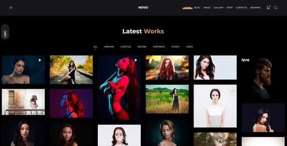 Novo - Photography WordPress