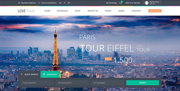Love Travel WordPress