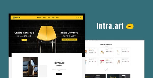 IntraArt - Shopify Theme for Home Decor, Furniture, Hand Crafts