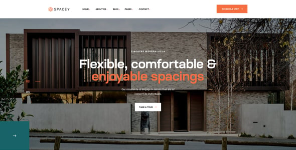 Spacey - Single Property WordPress Theme