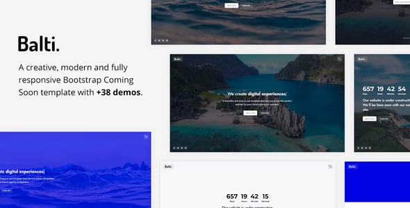 Balti - Bootstrap Coming Soon Template