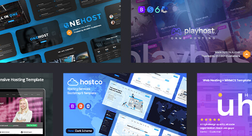 Hosting Website Templates