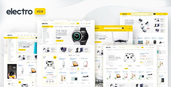 Electro 2 Premium Responsive Magento 2 | RTL supported