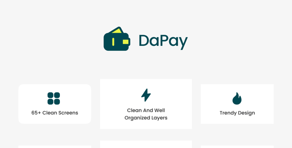 DaPay - Fintech Mobile App UI KIT