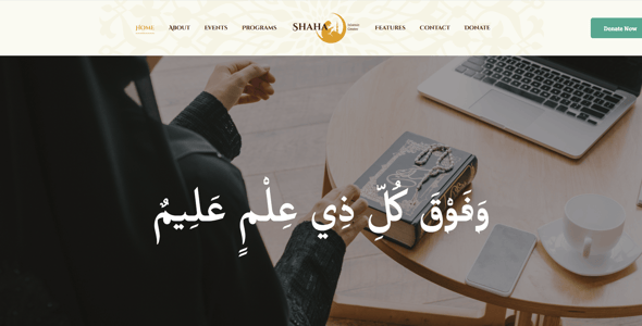 Shaha | Islamic Centre & Mosque Theme + RTL