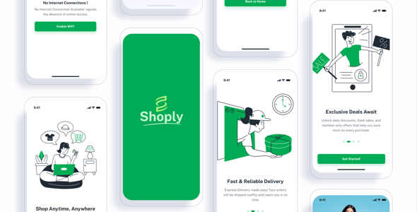 Shoply – eCommerce Mobile App Adobe XD UI Kits